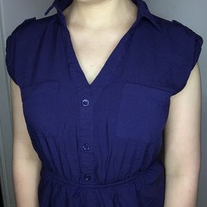 indigo dress